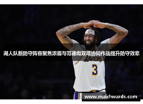 湖人队新防守阵容聚焦浓眉与范德彪双塔协同作战提升防守效率